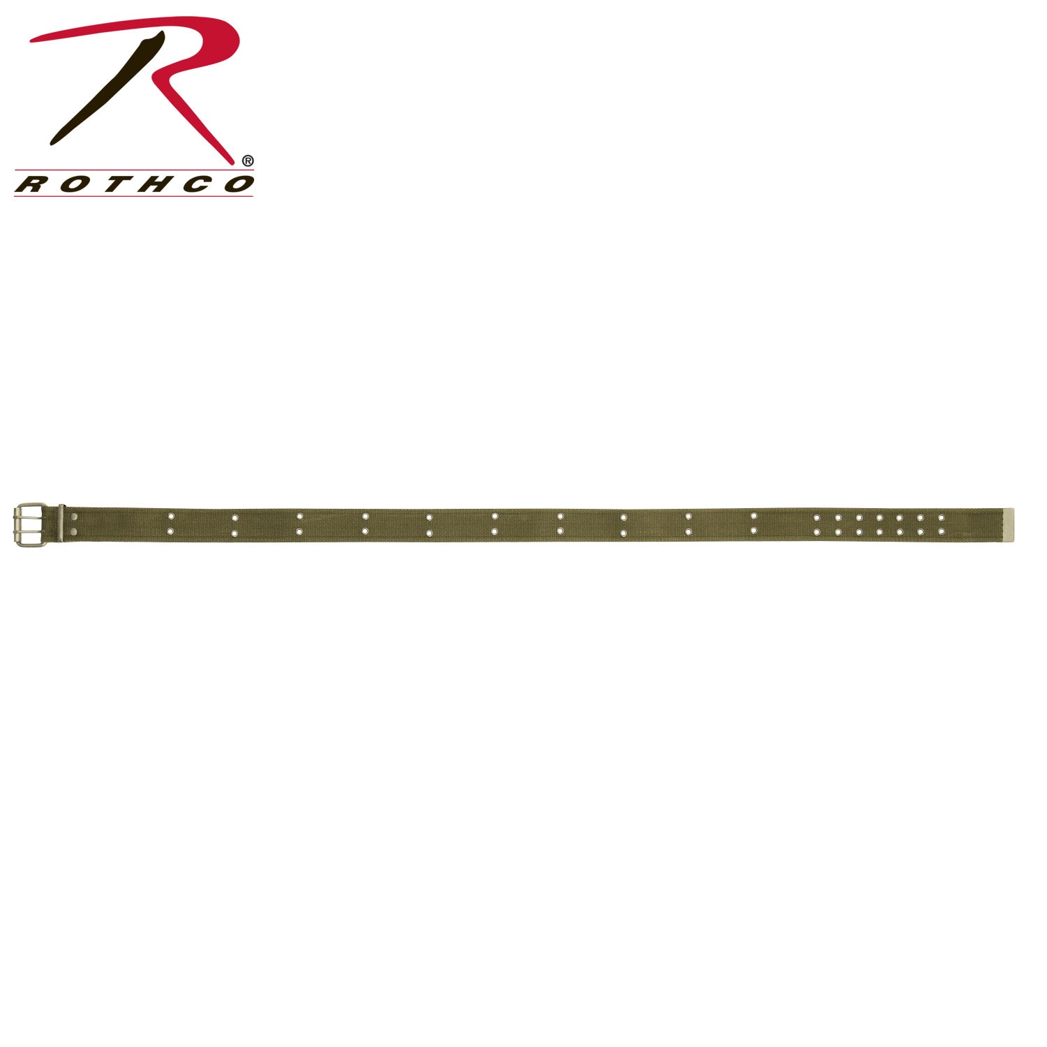 Rothco Vintage Double Prong Buckle Belt Olive Drab Size XL