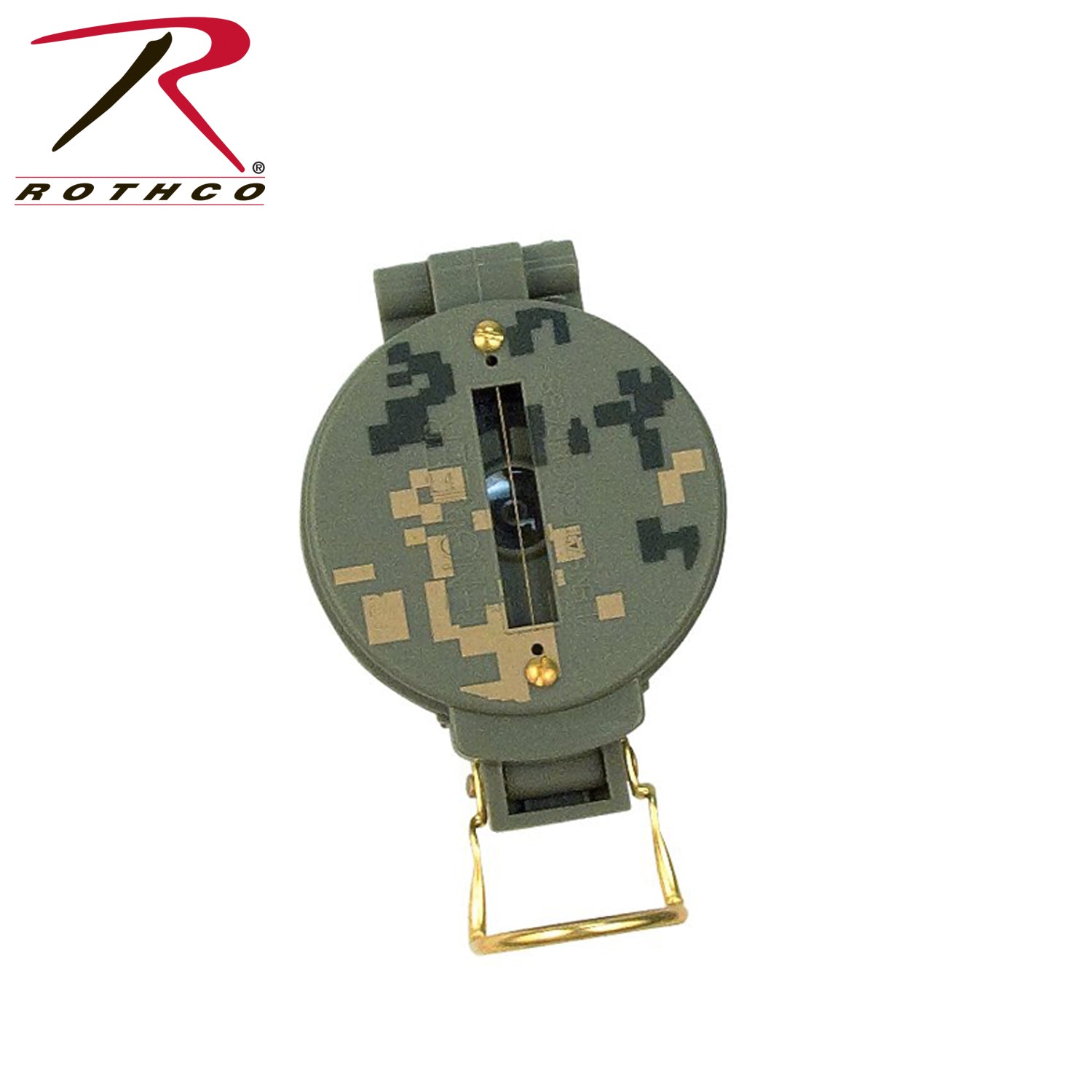 Rothco Lensatic Camo Compass Part 400 – Durable Liquid Filled Outdoor Navigation Tool
