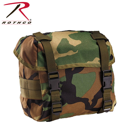 Rothco G.I. Type Enhanced Butt Pack in Woodland Camo - Durable Tactical Storage Solution