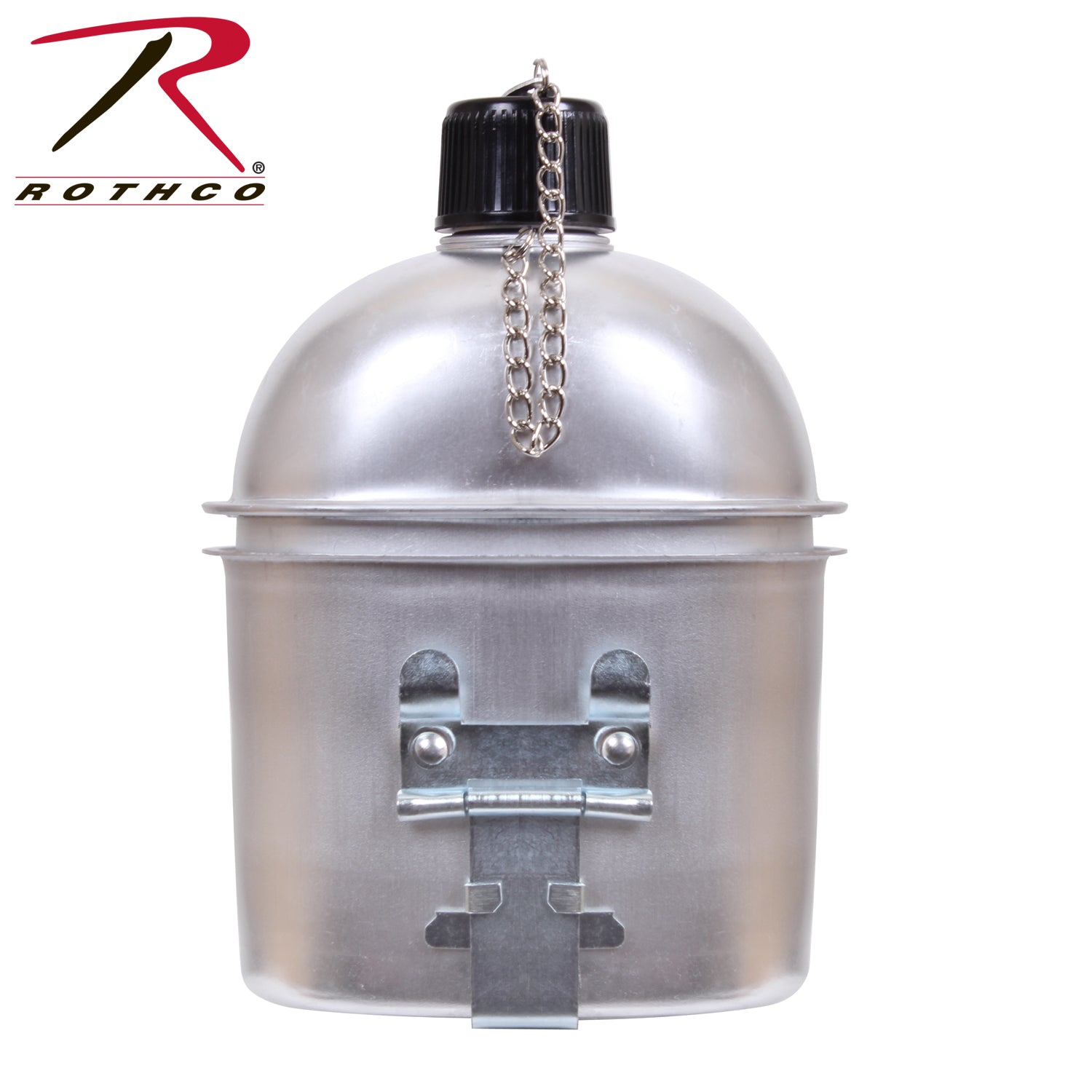 Rothco G.I. Style Aluminum Canteen - 1 Quart Durable Hydration Bottle