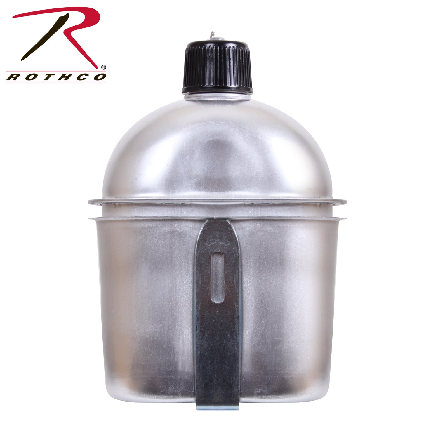 Rothco G.I. Style Aluminum Canteen - 1 Quart Durable Hydration Bottle