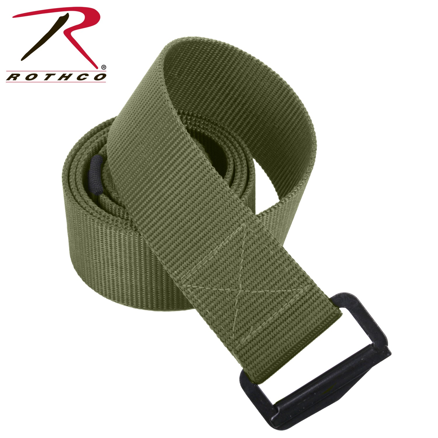 Rothco Adjustable BDU Belt Olive Drab – 44 Inch Tactical Belt with Metal Buckle