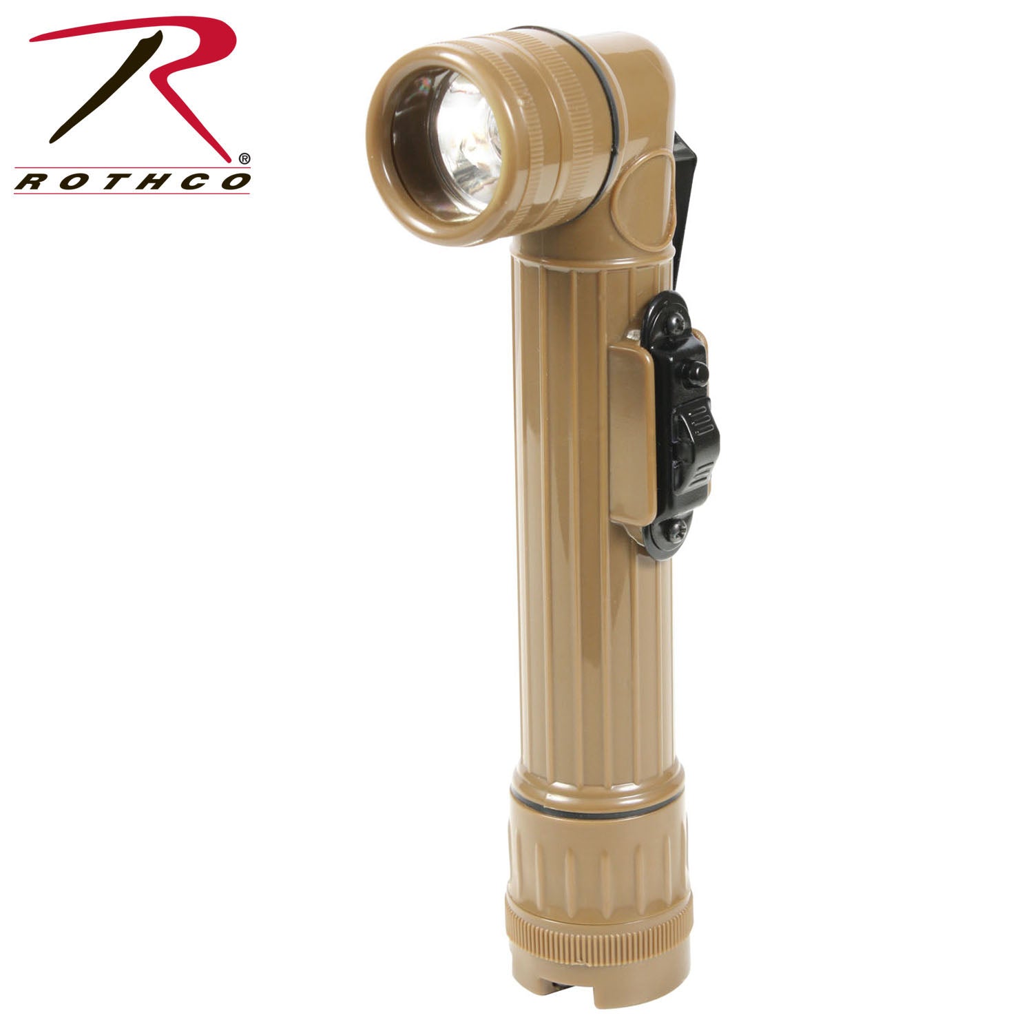 Rothco Mini Army Style Flashlight Coyote Brown – Compact Waterproof Outdoor Light with Multi-Mode Switch and Signal Function