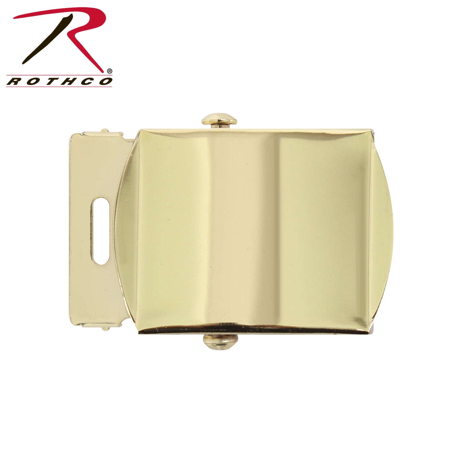Rothco Web Belt Buckle Brass Plated Part 4400 – Durable Metal Finish for Secure Fit and Stylish Look