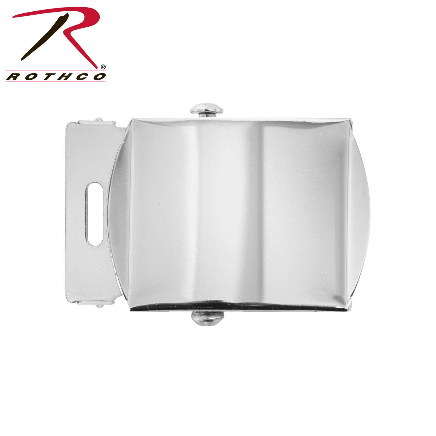 Rothco Web Belt Buckle Chrome Part 4401 – Durable Metal Finish for Web Belts
