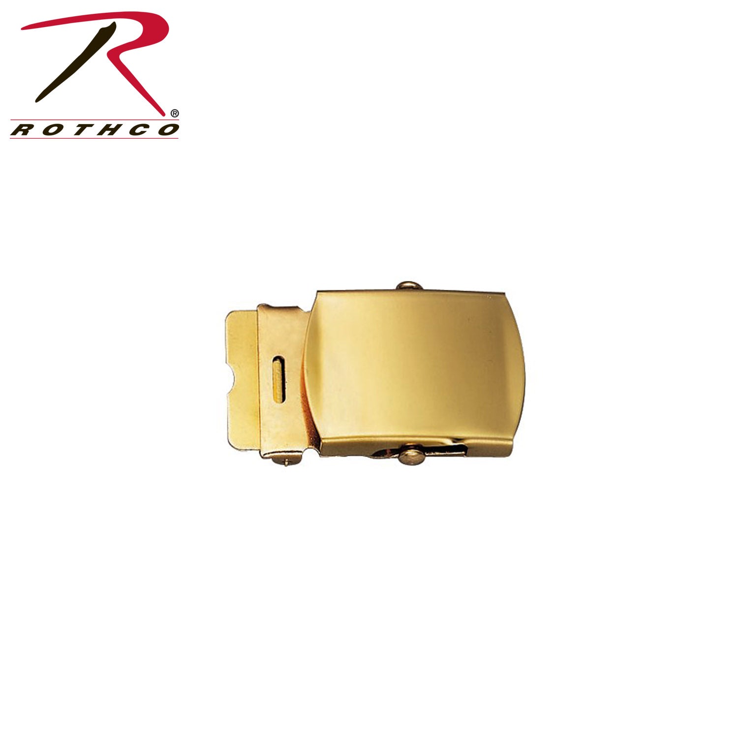 Rothco Brass Web Belt Buckle - Durable Solid Brass Belt Accessory
