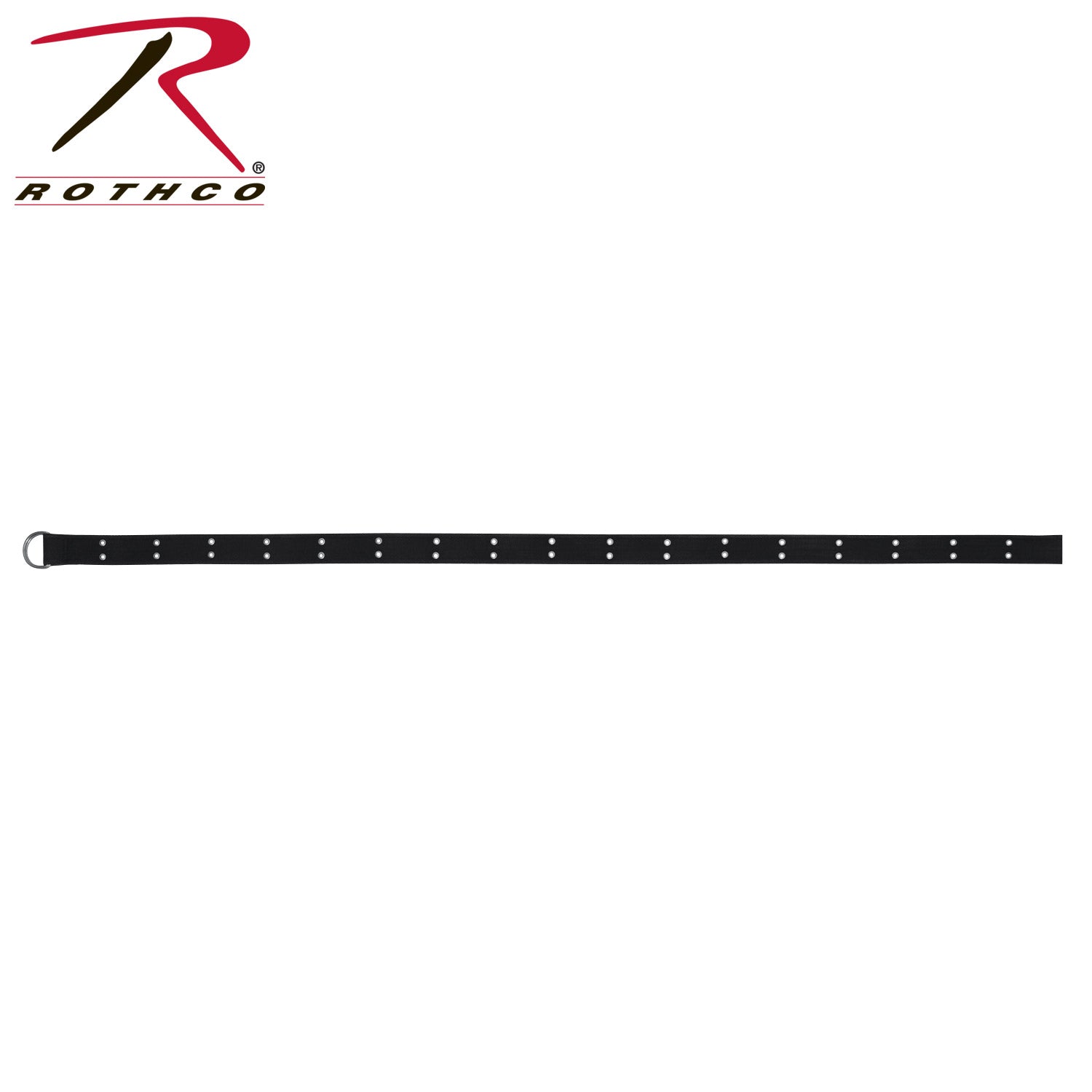 Rothco Vintage D-Ring Belt Black Size Large – Classic Durable Cotton Style