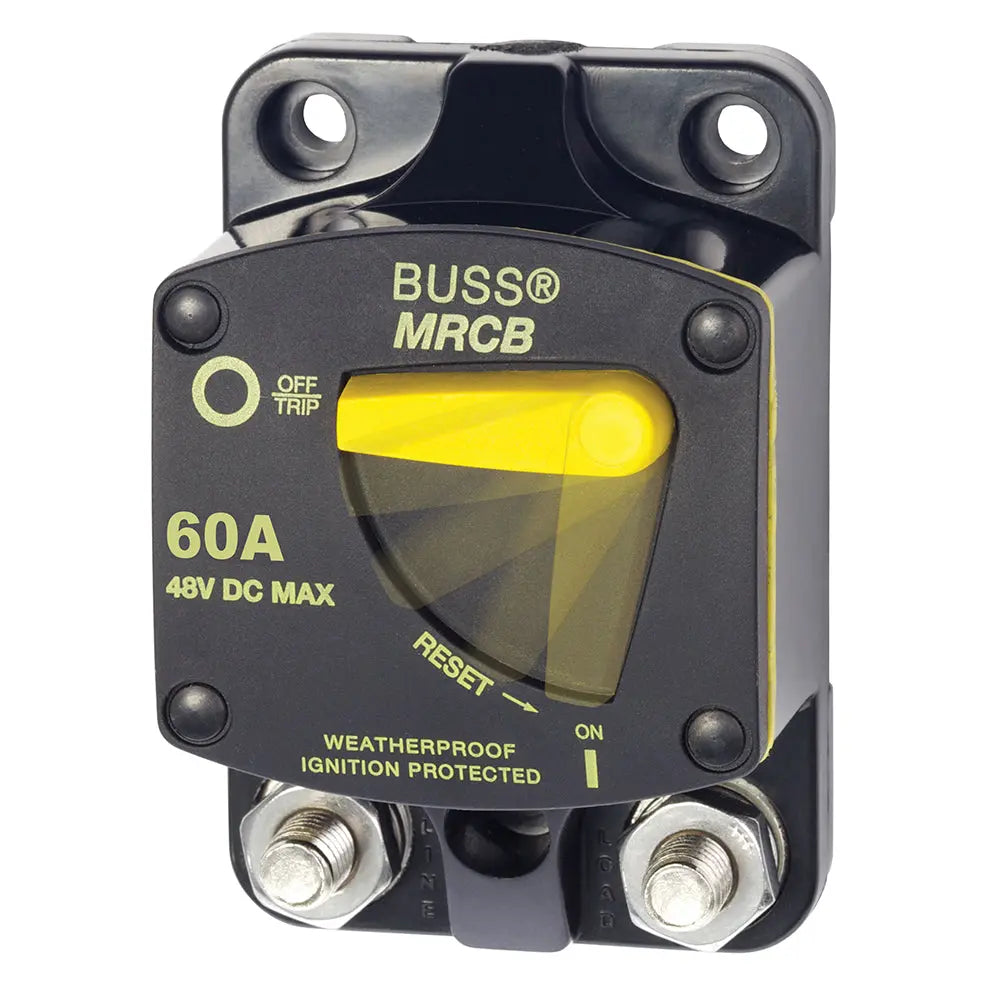 Blue Sea Systems 7140 187-Series 60 Amp Thermal Circuit Breaker - Surface Mount, Waterproof, Trip Free