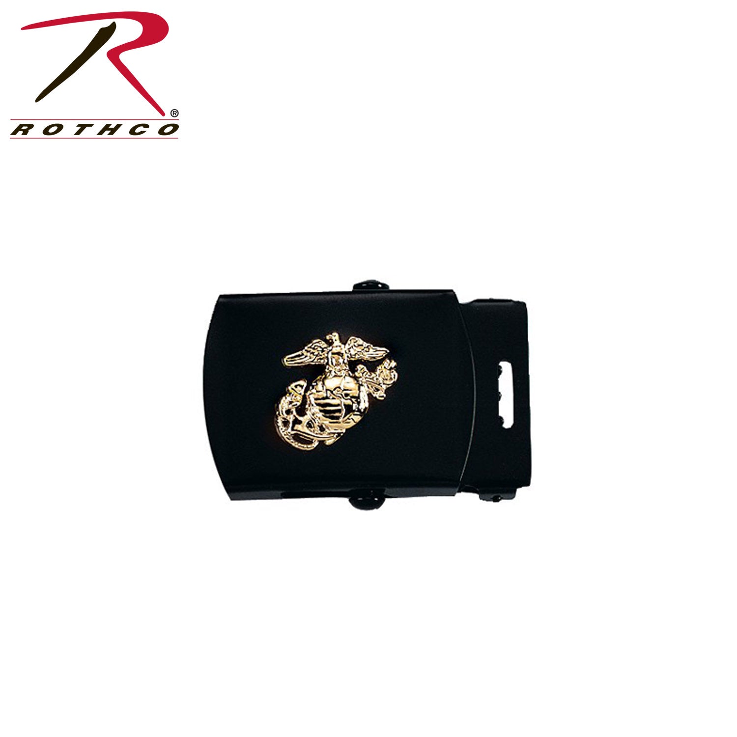 Rothco Web Belt Buckle with USMC Emblem – Military Style Eagle, Globe and Anchor Buckle