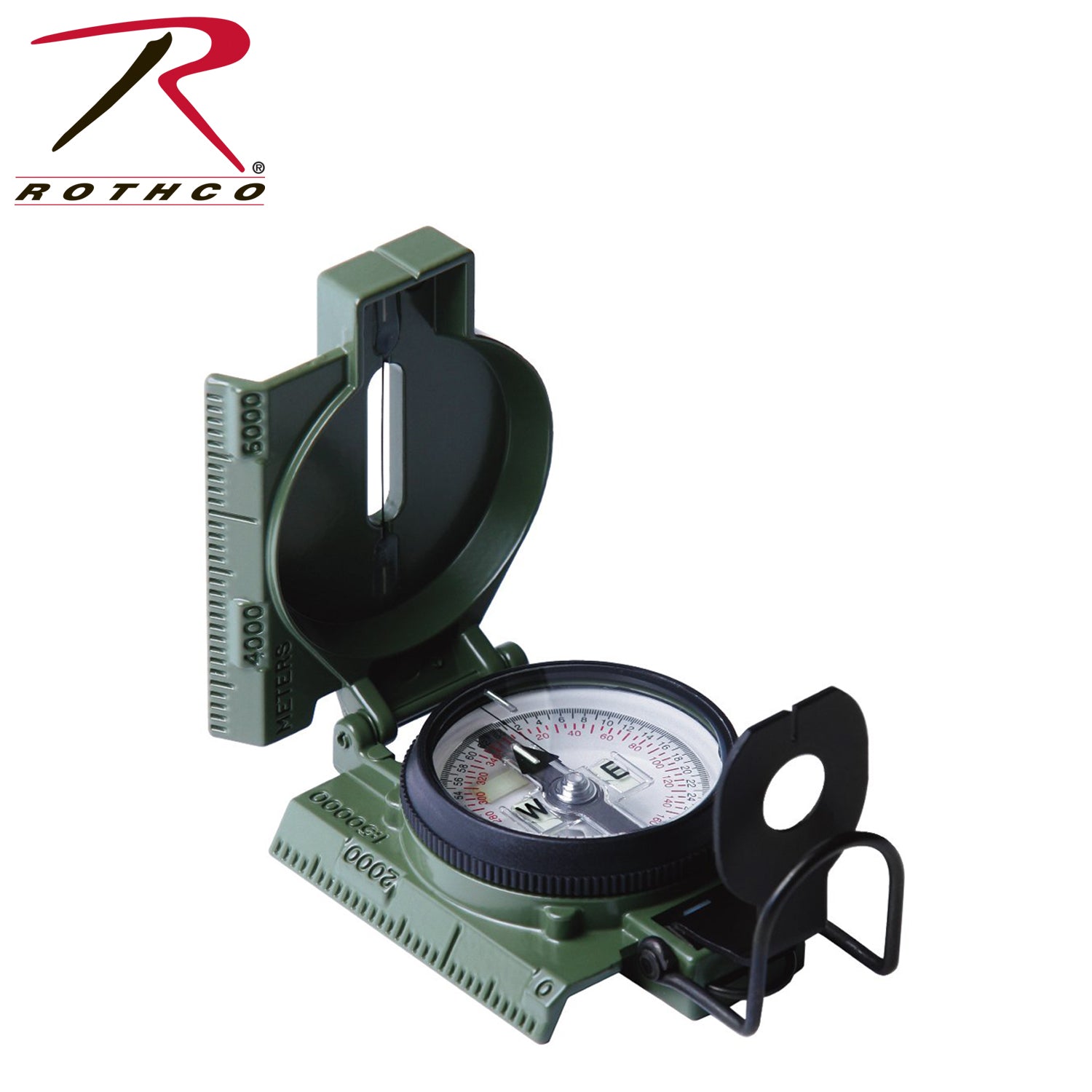 Cammenga G.I. Military Phosphorescent Lensatic Compass Olive Drab Part 415