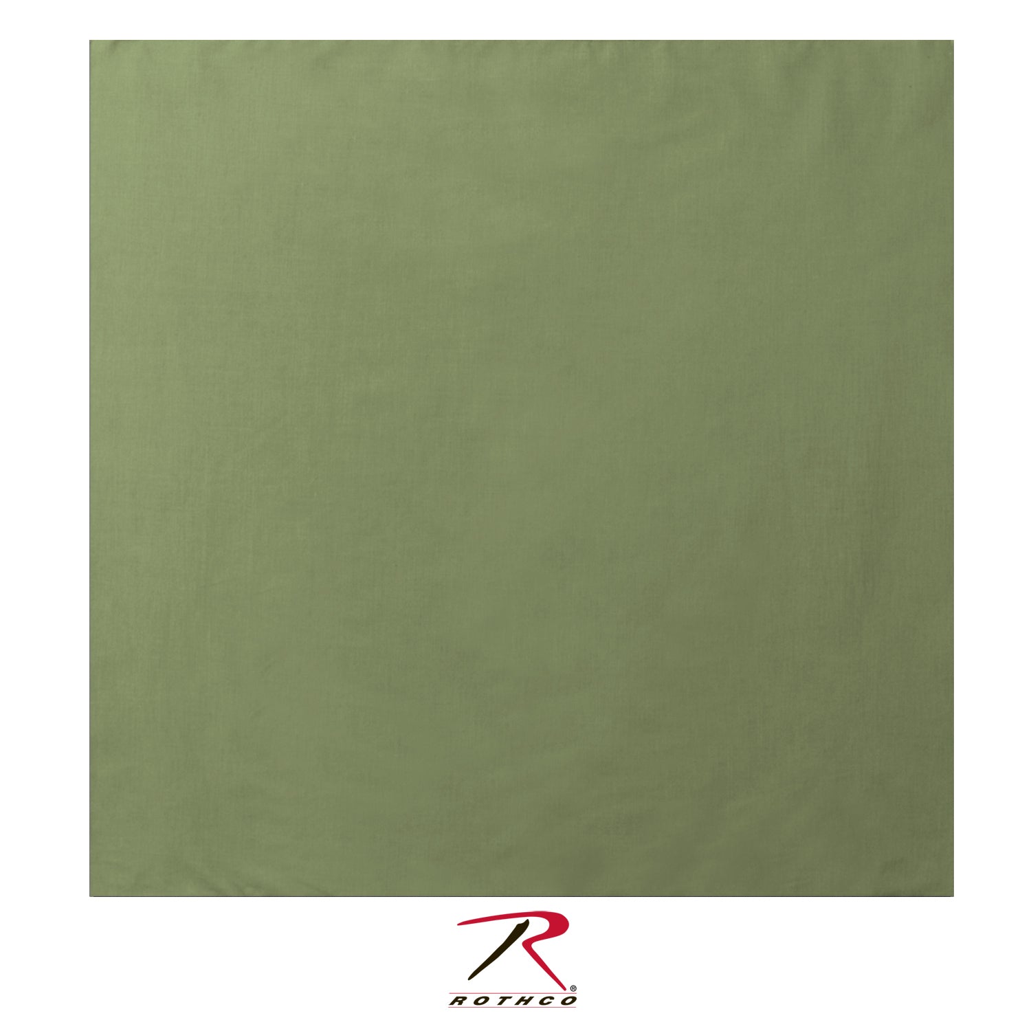 Rothco Solid Color Bandana in Olive Drab – 22 x 22 Inches