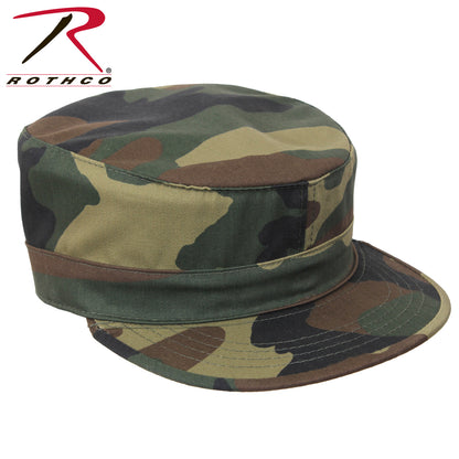 Rothco Adjustable Camo Fatigue Cap Woodland Camo Part 4540 | Durable Outdoor Headwear