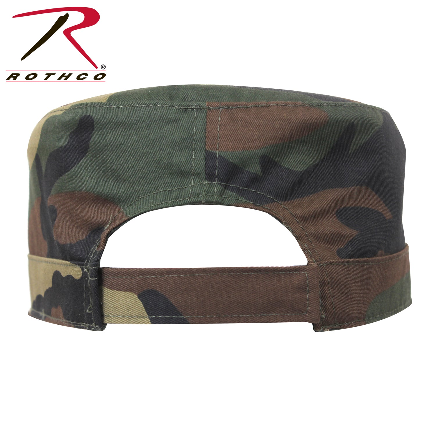 Rothco Adjustable Camo Fatigue Cap Woodland Camo Part 4540 | Durable Outdoor Headwear