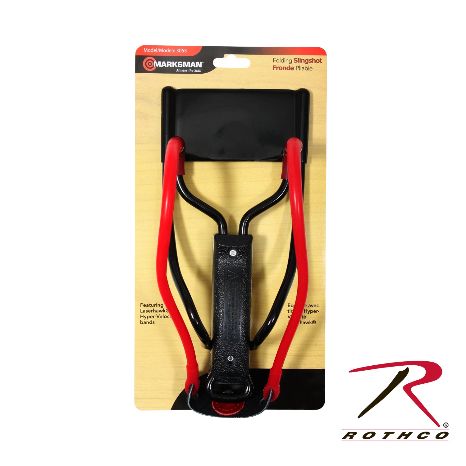 Marksman Laserhawk II Folding Slingshot with High-Velocity Talon Grip - Part 4717
