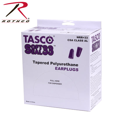 Rothco Non-Corded Earplugs Model 4715 – Noise Reduction Rating 33, Soft Foam, Tapered Fit, 200 Pairs