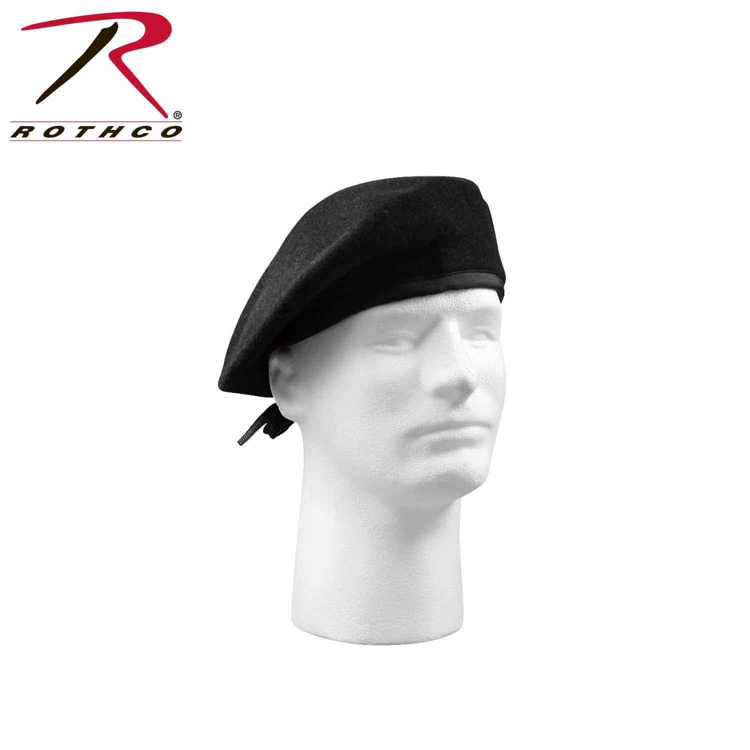 Rothco GI Type Beret Without Flash - Classic Wool Military Beret for Men and Women