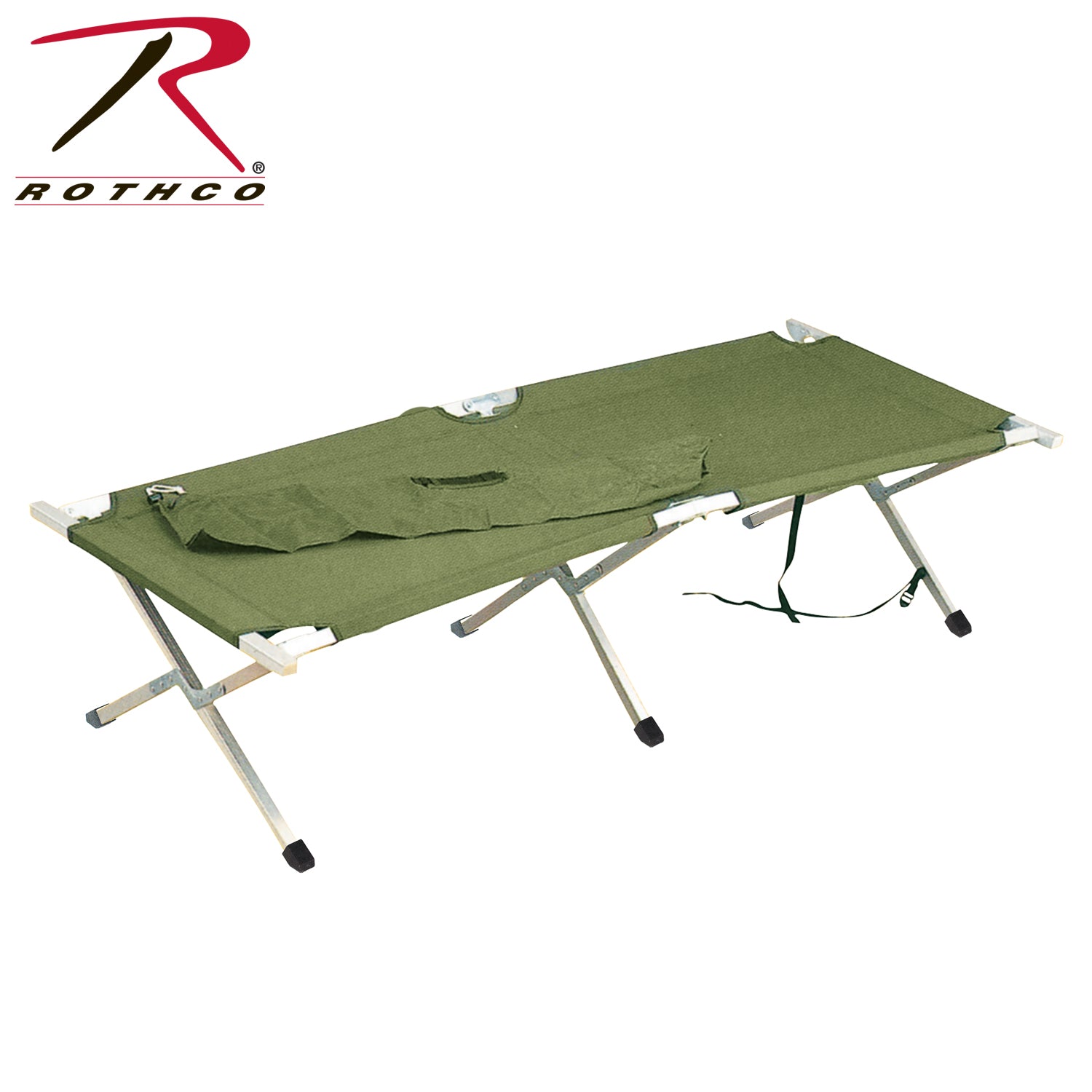 Rothco Folding Cot with Aluminum Legs and Polyester Cover – Part Number 4579