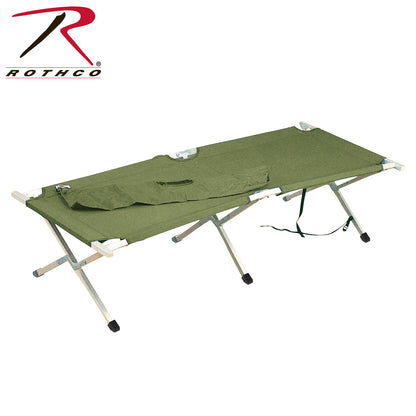 Rothco Folding Cot with Aluminum Legs and Polyester Cover – Part Number 4579