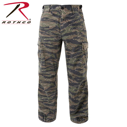 Rothco Vintage Vietnam Rip-Stop Fatigue Pants 2XL Tiger Stripe Camo