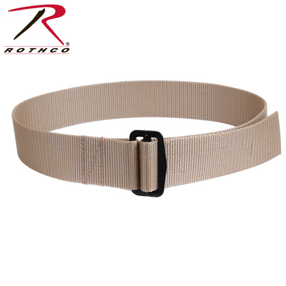 Rothco Heavy Duty Riggers Belt Tan Size M with Metal Cargo Buckle