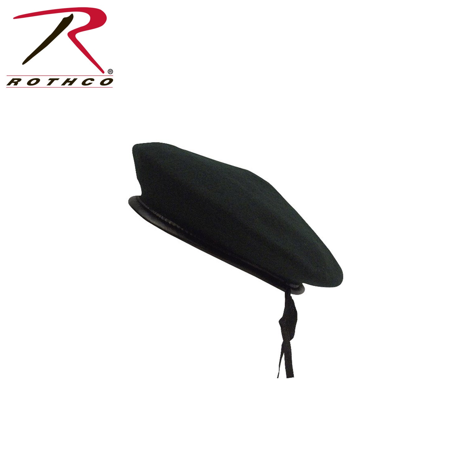Rothco Wool Monty Beret Black Size Small – Classic Field Marshal Style with Wool Blend Fabric