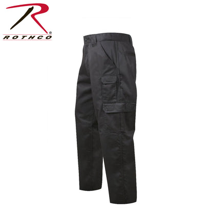 Rothco Tactical Duty Pants Black Size 32W x 32L - Durable Poly/Cotton Rip-Stop Work Pants for First Responders