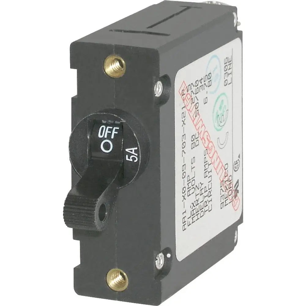 Blue Sea Systems 7200 AC/DC Single Pole Magnetic Circuit Breaker - 5 Amp