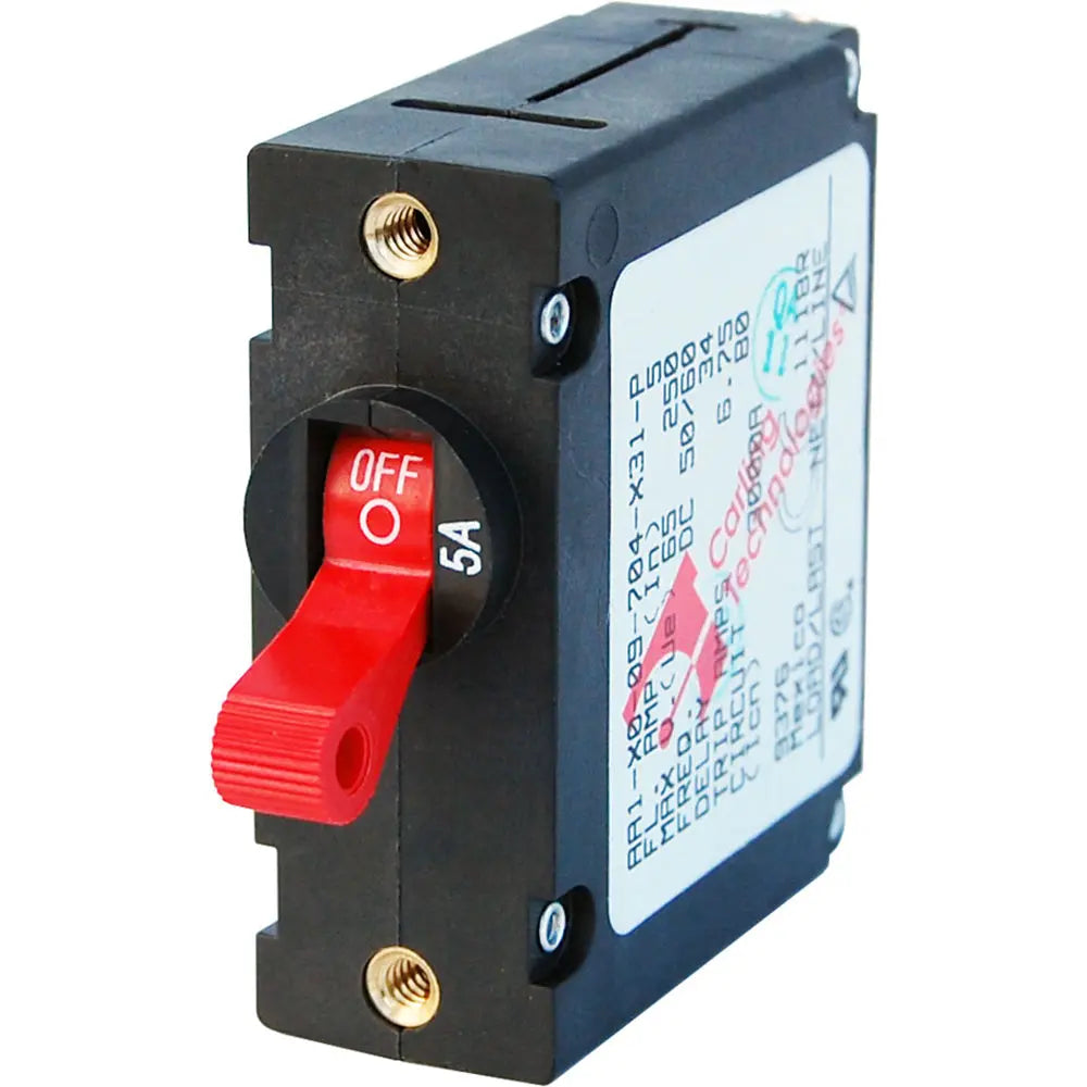 Blue Sea Systems 7201 AC/DC Single Pole Magnetic World Circuit Breaker - 5 Amp