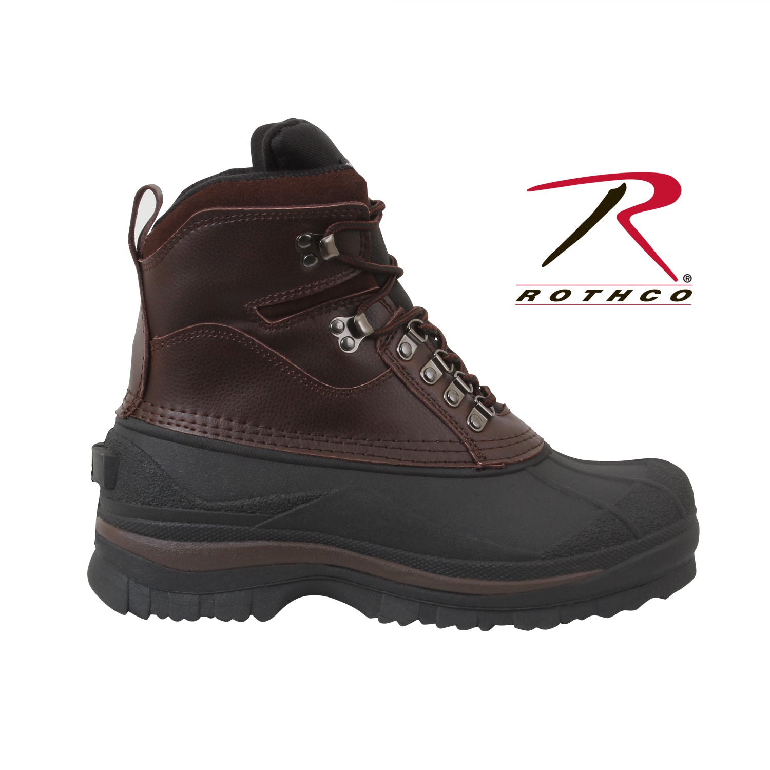 Rothco 8 Inch Cold Weather Hiking Boots - Brown, Model 5059-R6