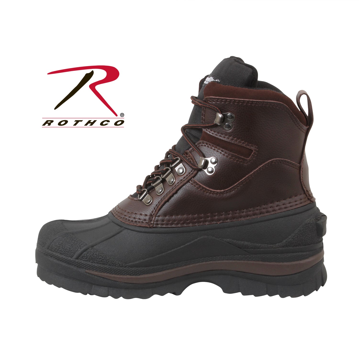 Rothco 8 Inch Cold Weather Hiking Boots - Brown, Model 5059-R6