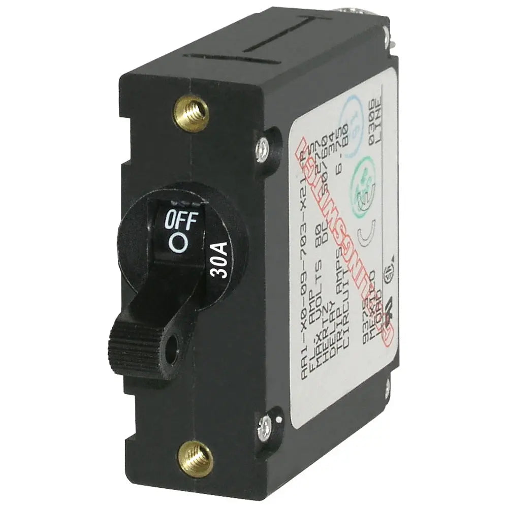 Blue Sea Systems 7220 AC/DC Single Pole Magnetic Circuit Breaker - 30 Amp