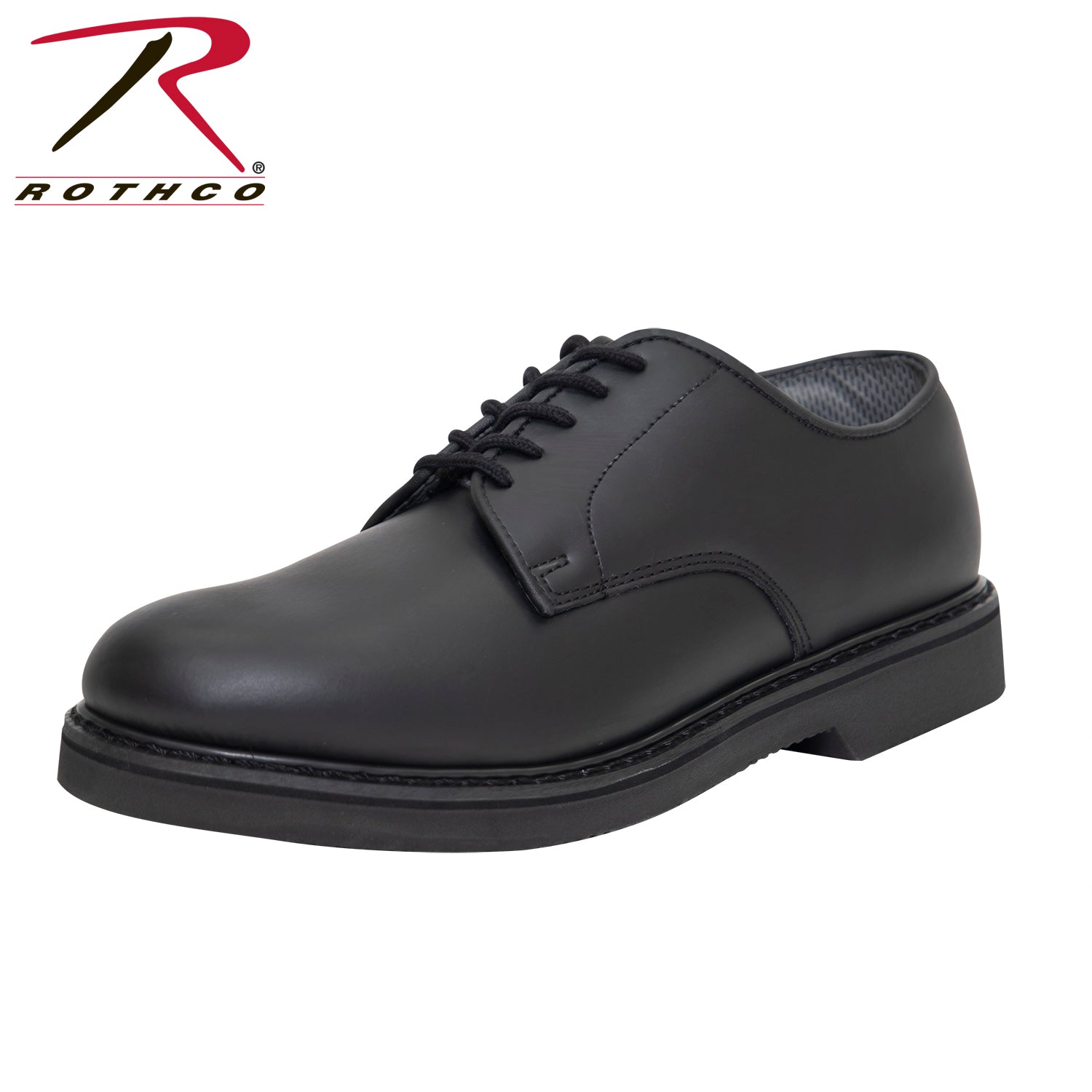 Rothco Military Uniform Oxford Leather Shoes Black - Size 9.5