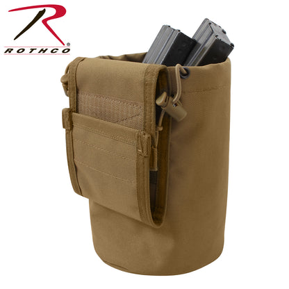 Rothco MOLLE Roll-Up Utility Dump Pouch Coyote Brown – Tactical Gear Storage Solution