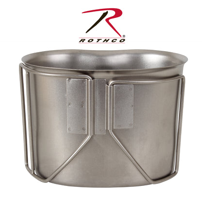 Rothco G.I. Style 24oz Stainless Steel Canteen Cup Part 512