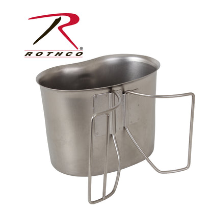 Rothco G.I. Style 24oz Stainless Steel Canteen Cup Part 512