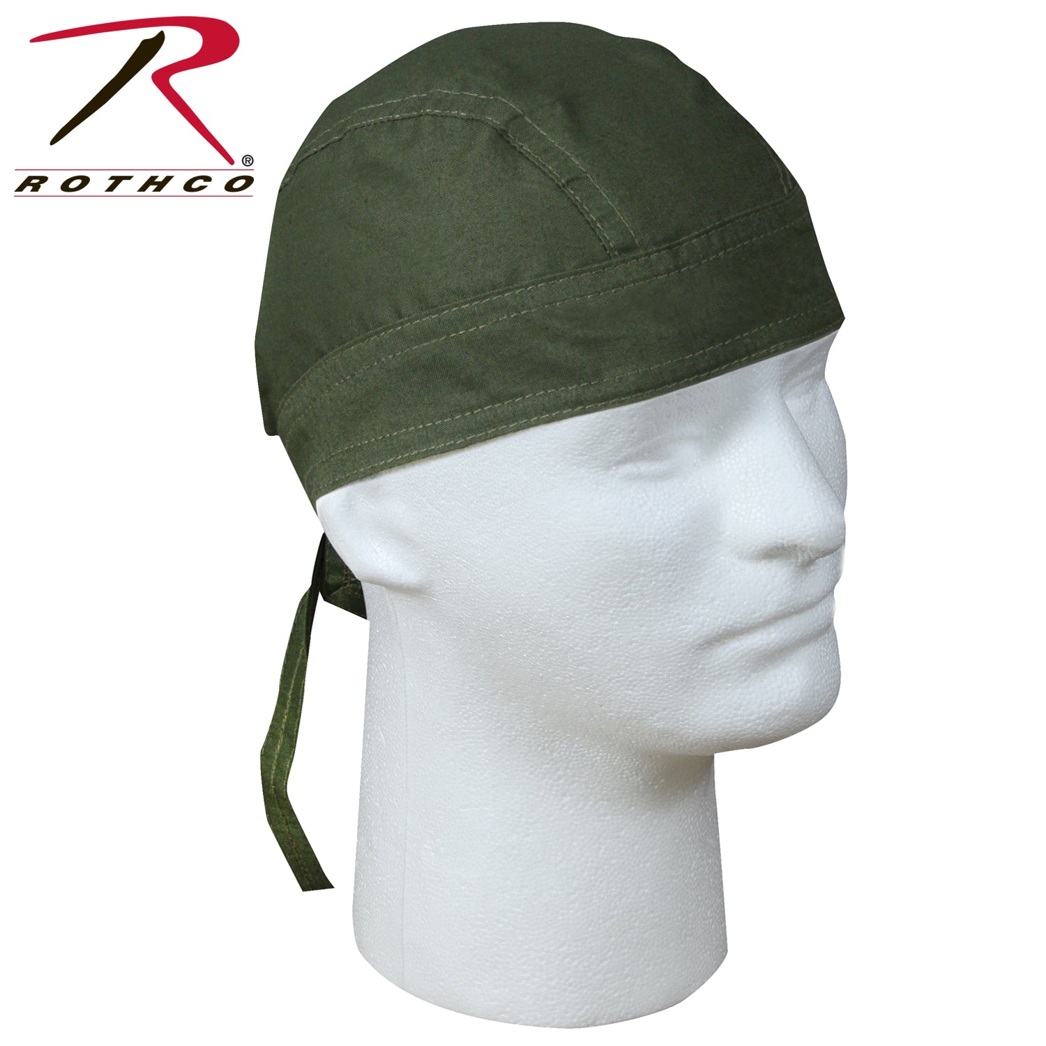 Rothco Solid Color Headwrap in Olive Drab – Versatile Outdoor Headgear
