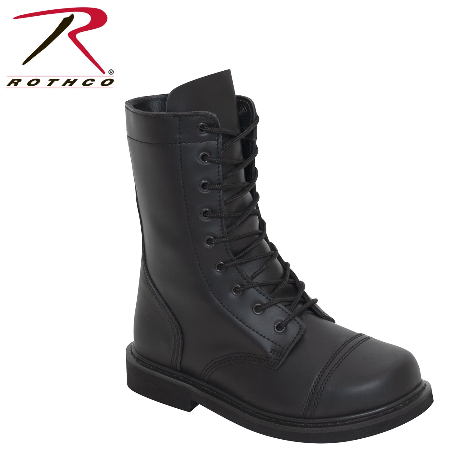 Rothco 9-Inch Combat Boots - Durable Military-Style Leather Footwear