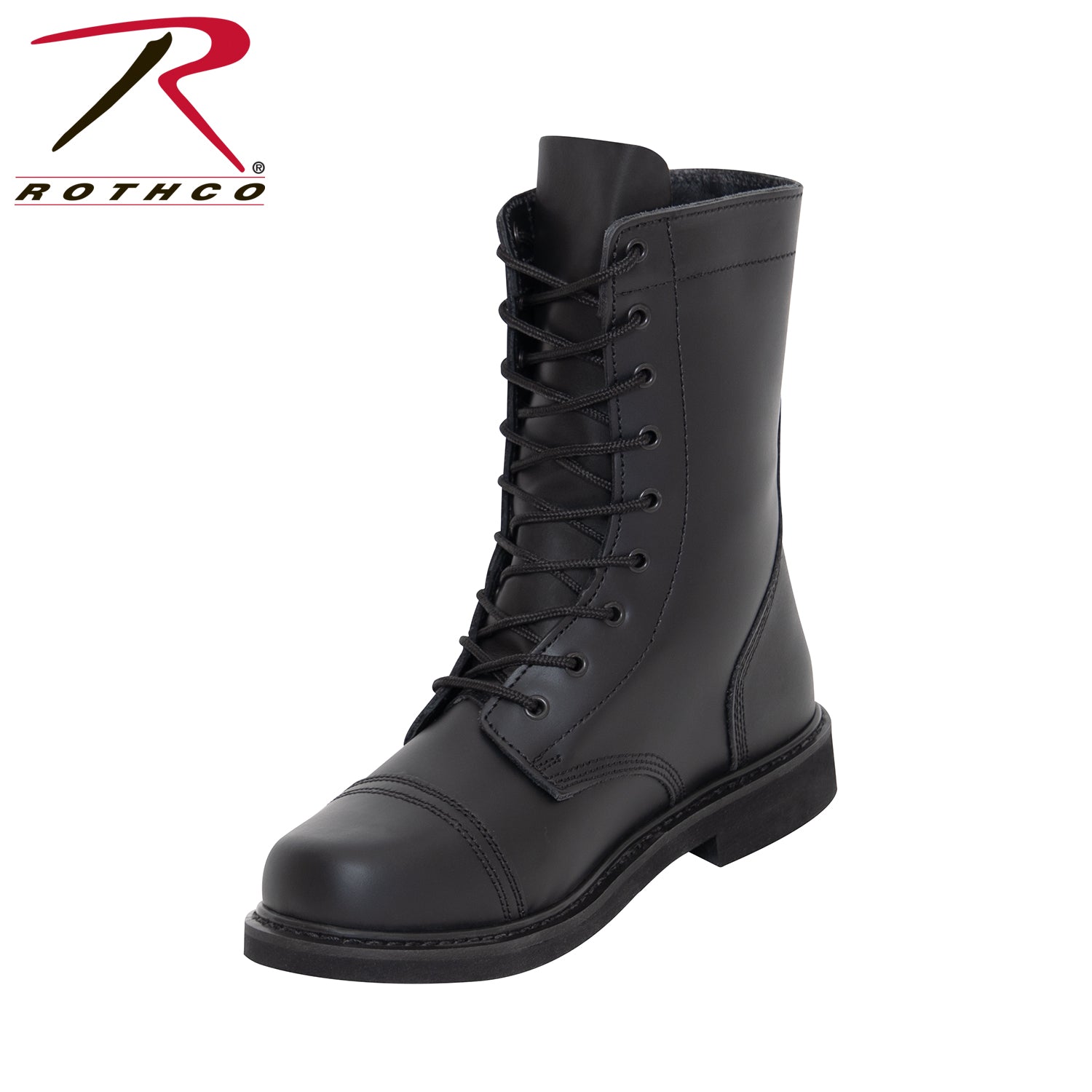 Rothco 9-Inch Combat Boots - Durable Leather Military Footwear for All-Day Support