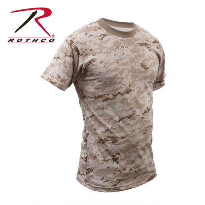 Rothco Digital Camo T-Shirt in Desert Digital Camo, Size XL
