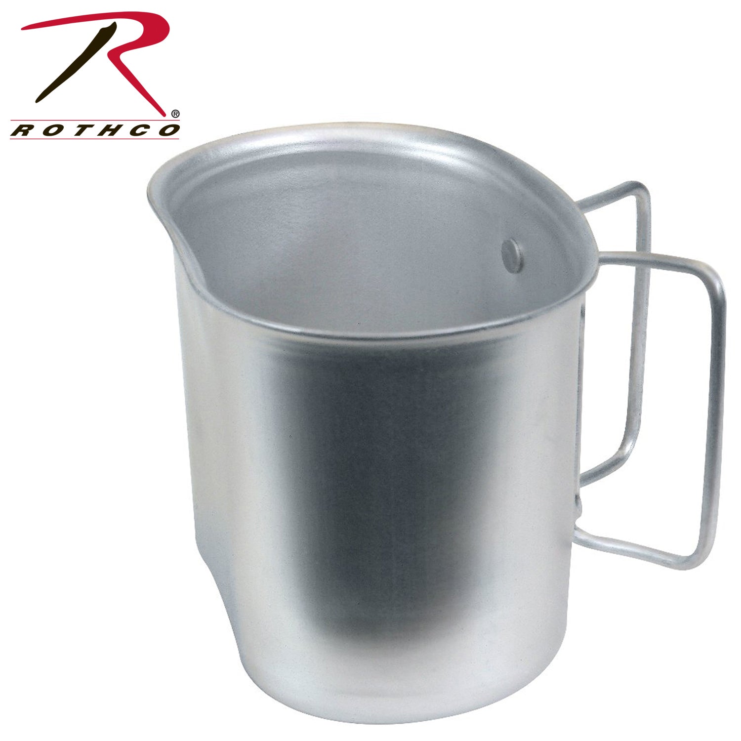 Rothco GI Style Aluminum Canteen Cup – 24 oz Capacity for Outdoor Cooking and Hydration