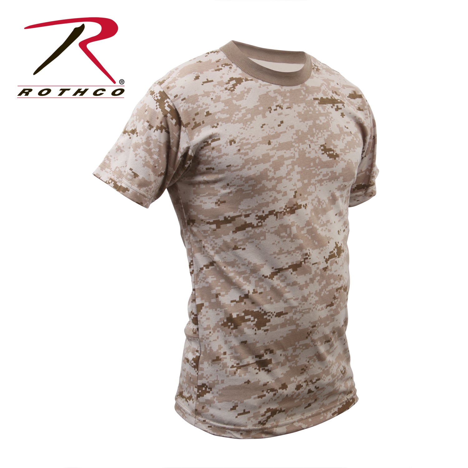 Rothco Digital Camo T-Shirt - Desert Digital Camo, Size 4XL