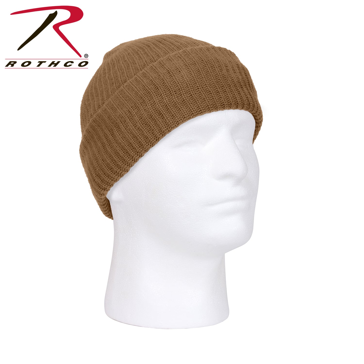 Rothco Acrylic Watch Cap Coyote Brown - Cold Weather Beanie for Men and Women