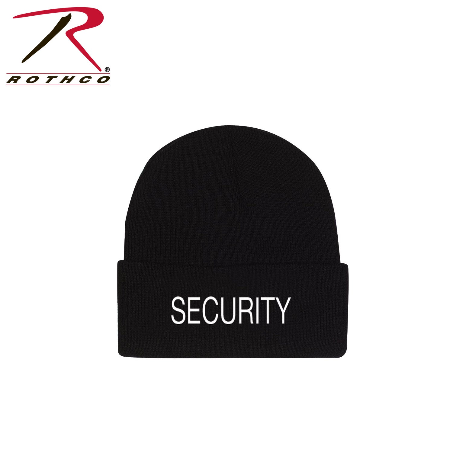Rothco Public Safety Embroidered Watch Cap with Security Emblem - Cold Weather Beanie for Security and Police