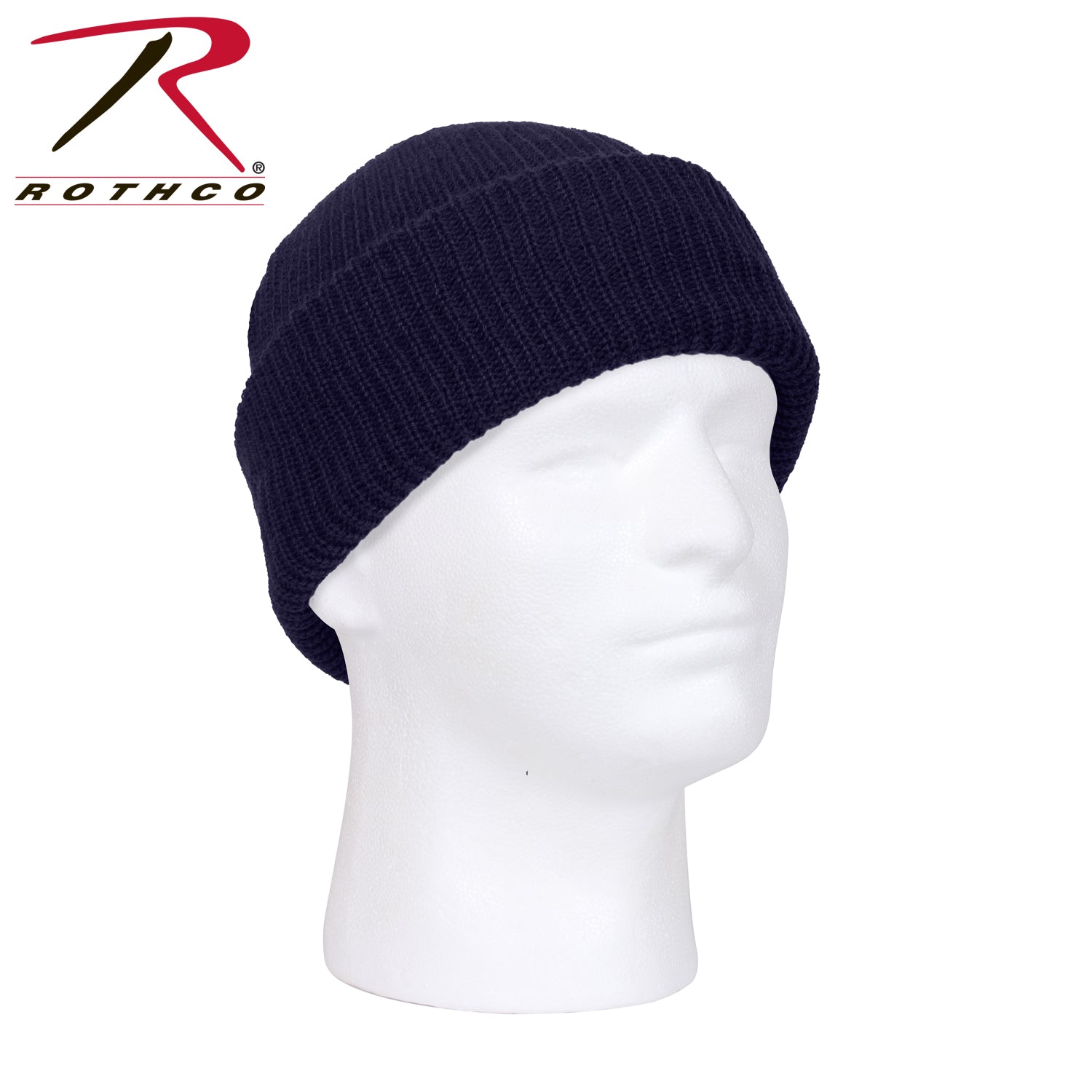 Rothco Acrylic Watch Cap in Navy Blue – Cold Weather Headwear for Outdoor Activities