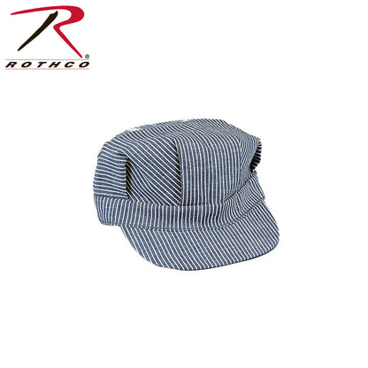 Rothco Hickory Stripe Engineer Cap Size S - Classic Railroad Style Hat for Men and Women