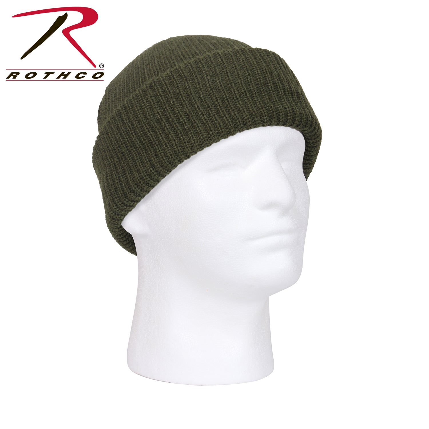 Rothco Acrylic Watch Cap Olive Drab – Warm, Lightweight Cold Weather Headwear