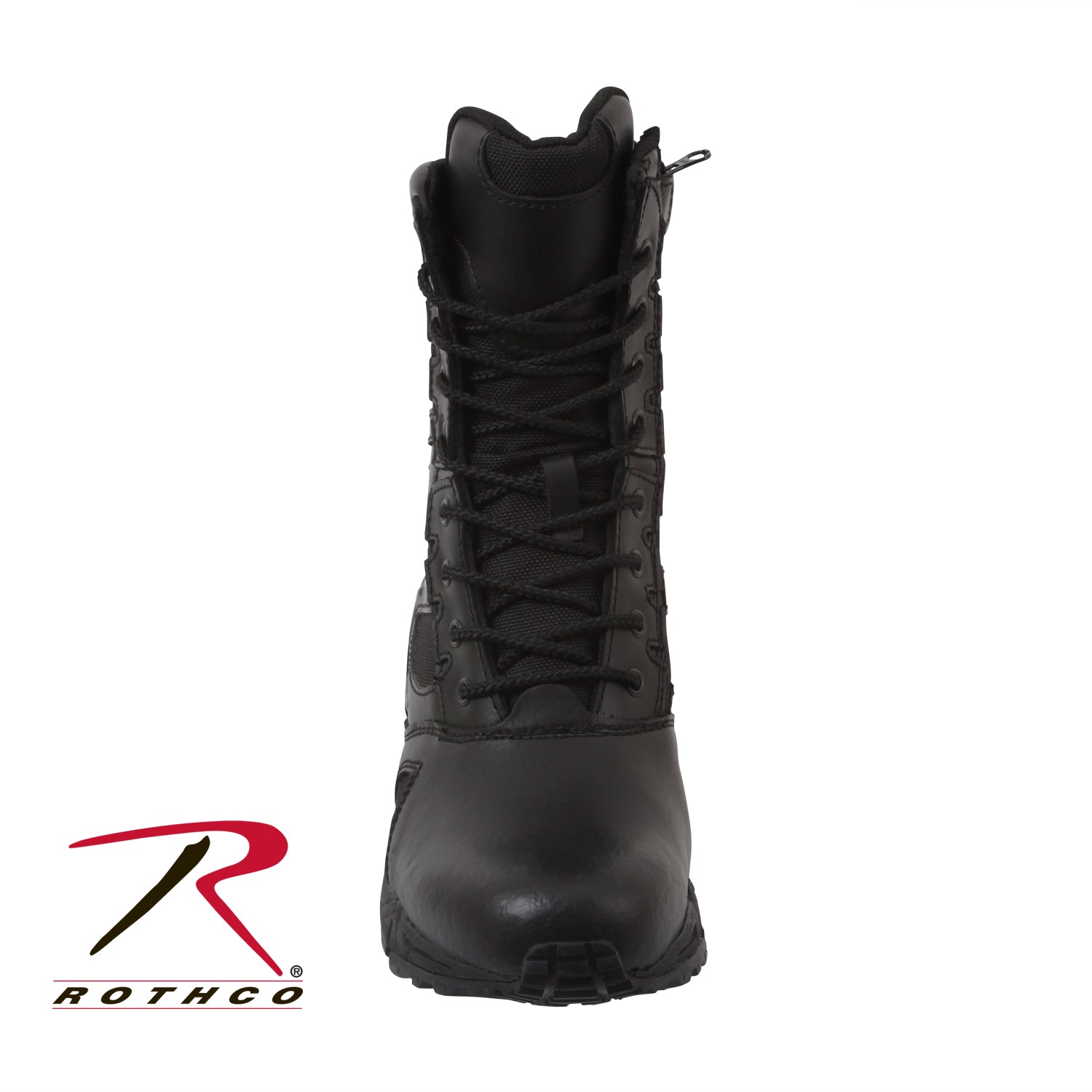 Rothco Forced Entry Deployment Boot with Side Zipper – 8 Inch Tactical Boots for Military & Law Enforcement