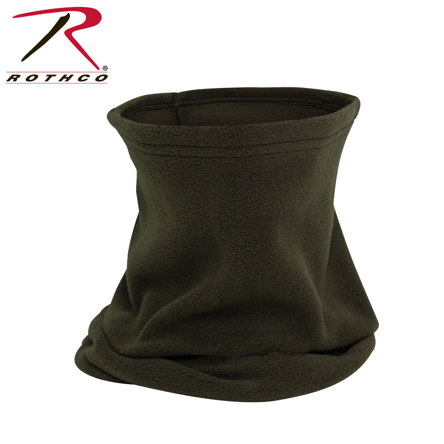 Rothco Polar Fleece Neck Warmer Black - Versatile Cold Weather Face Covering