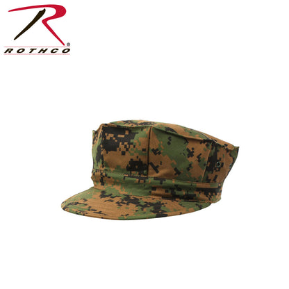 Rothco 8 Point Military Cap in Woodland Digital Camo, Size Large