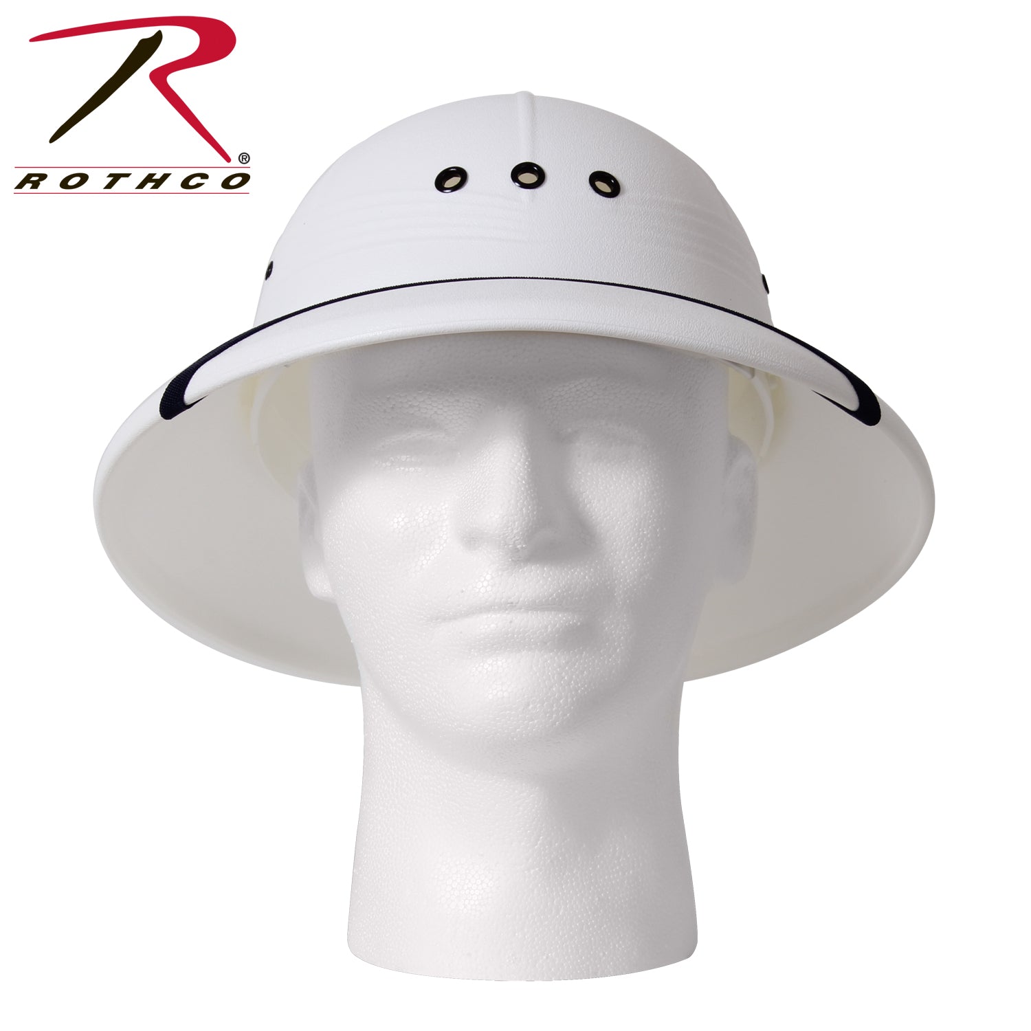 Rothco Pith Helmet White - Waterproof Sun Protection for Outdoor Activities